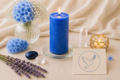 Kerzen - Ritual Blau – Harmonie, Treue und Wahrheit
