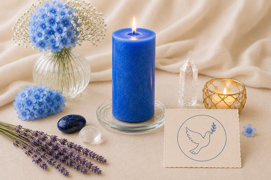 Kerzen - Ritual Blau – Harmonie, Treue und Wahrheit