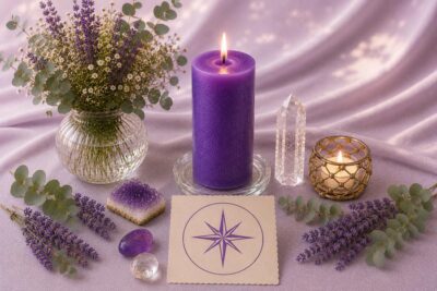 Kerzen-Ritual Violett – Erleuchtung, Inspiration und Spiritualität