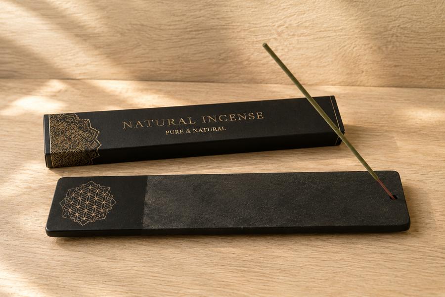 Räucherstäbchenhalter Blume des Lebens im Lotus
