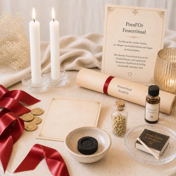 Feuerritual für Geld